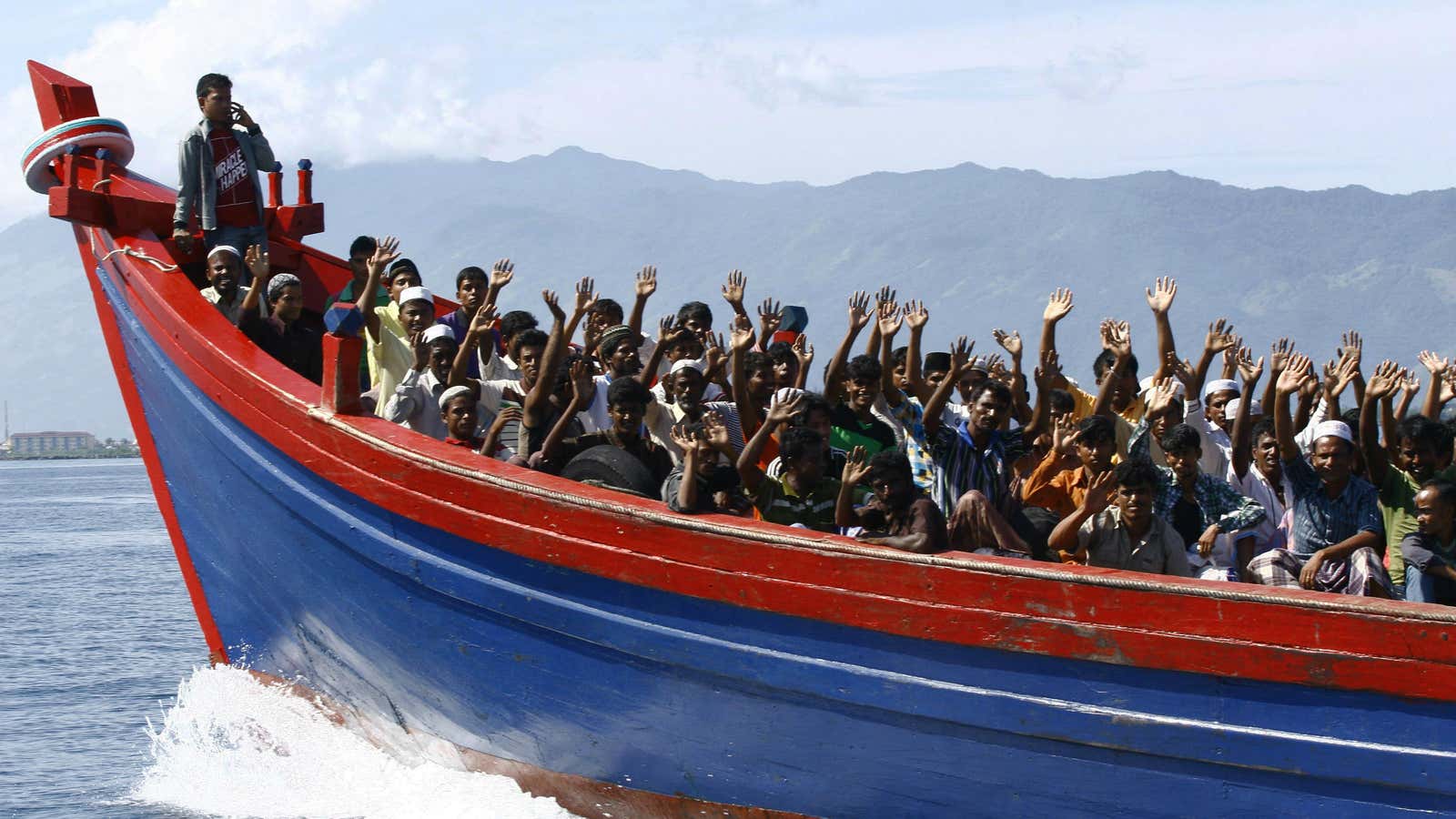 Rohingya refugees bound for Australia.