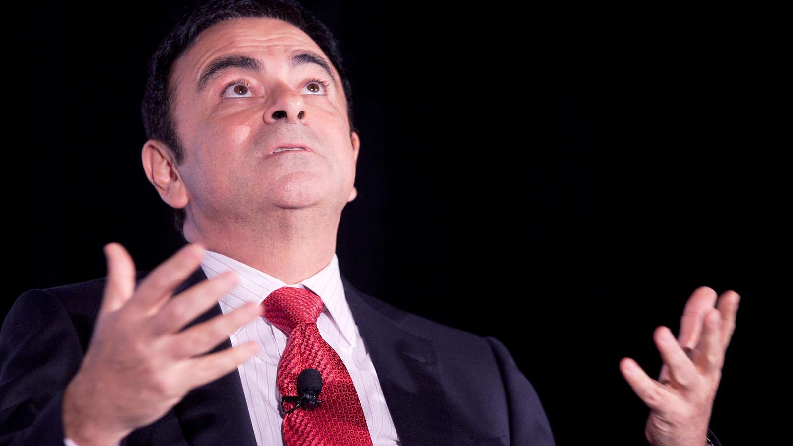 Renault CEO Carlos Ghosn, who may need divine inspiration