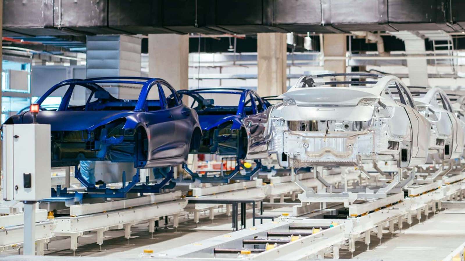 Tesla’s Shanghai Gigafactory is now producing 3,000 cars per week.