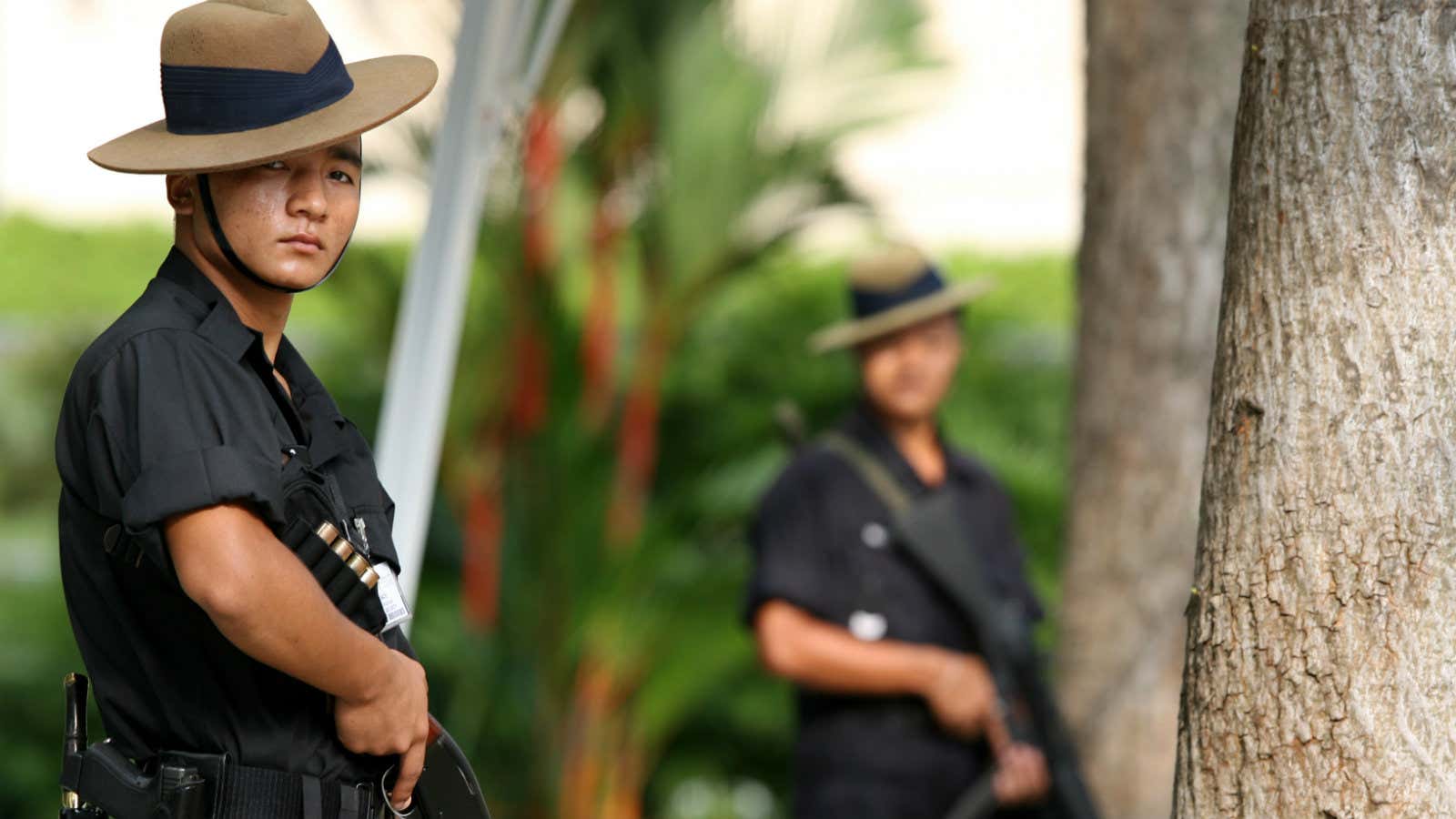 On the frontline.