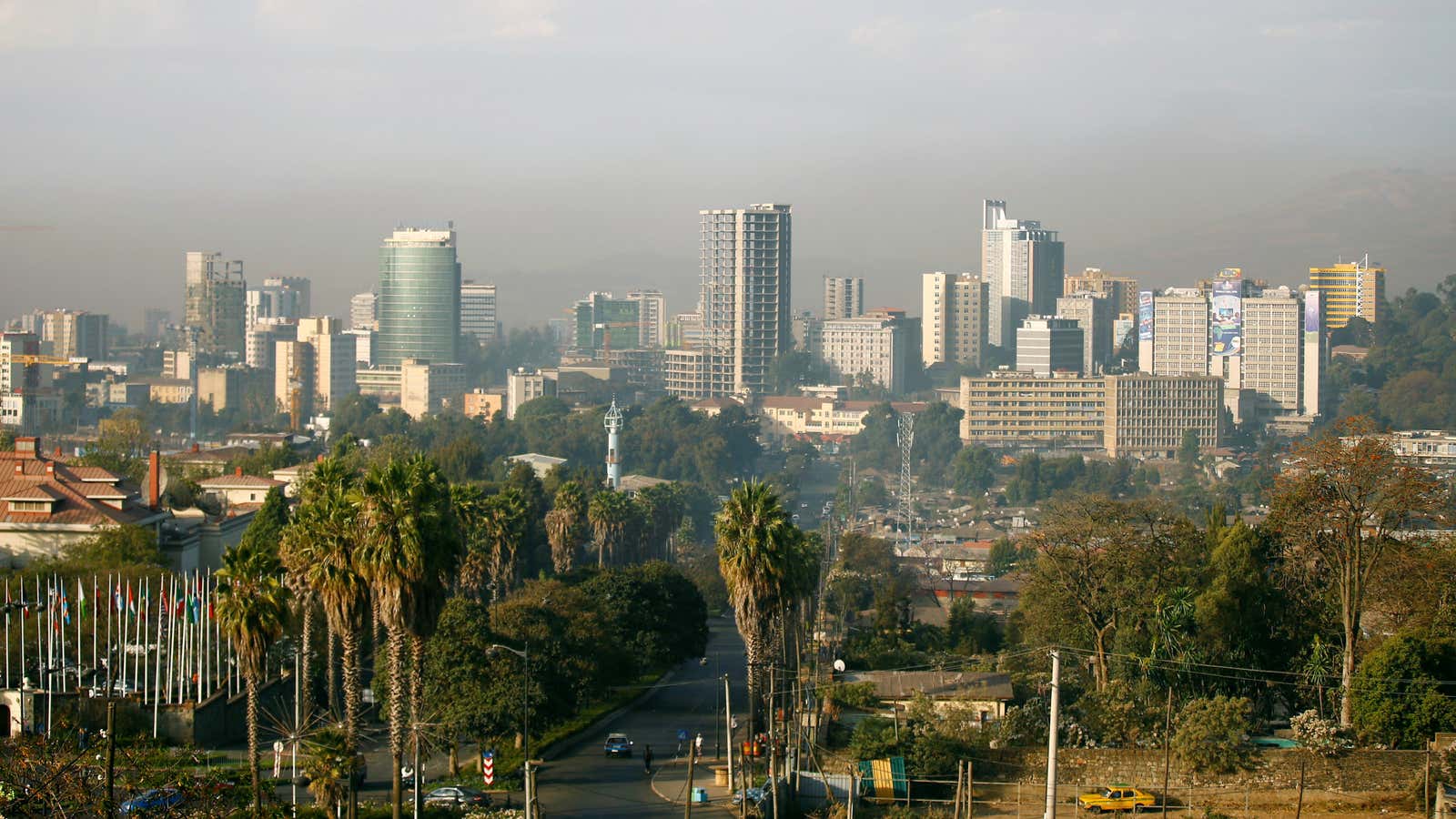 Addis Ababa ascendant.