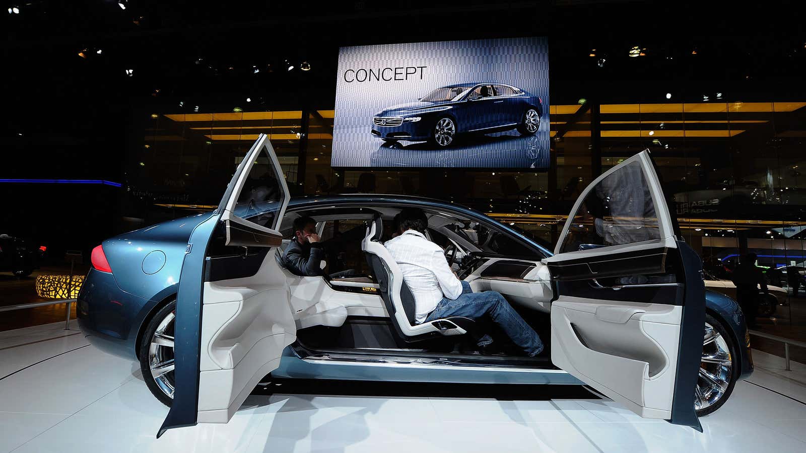 The Volvo Concept You luxury sedan