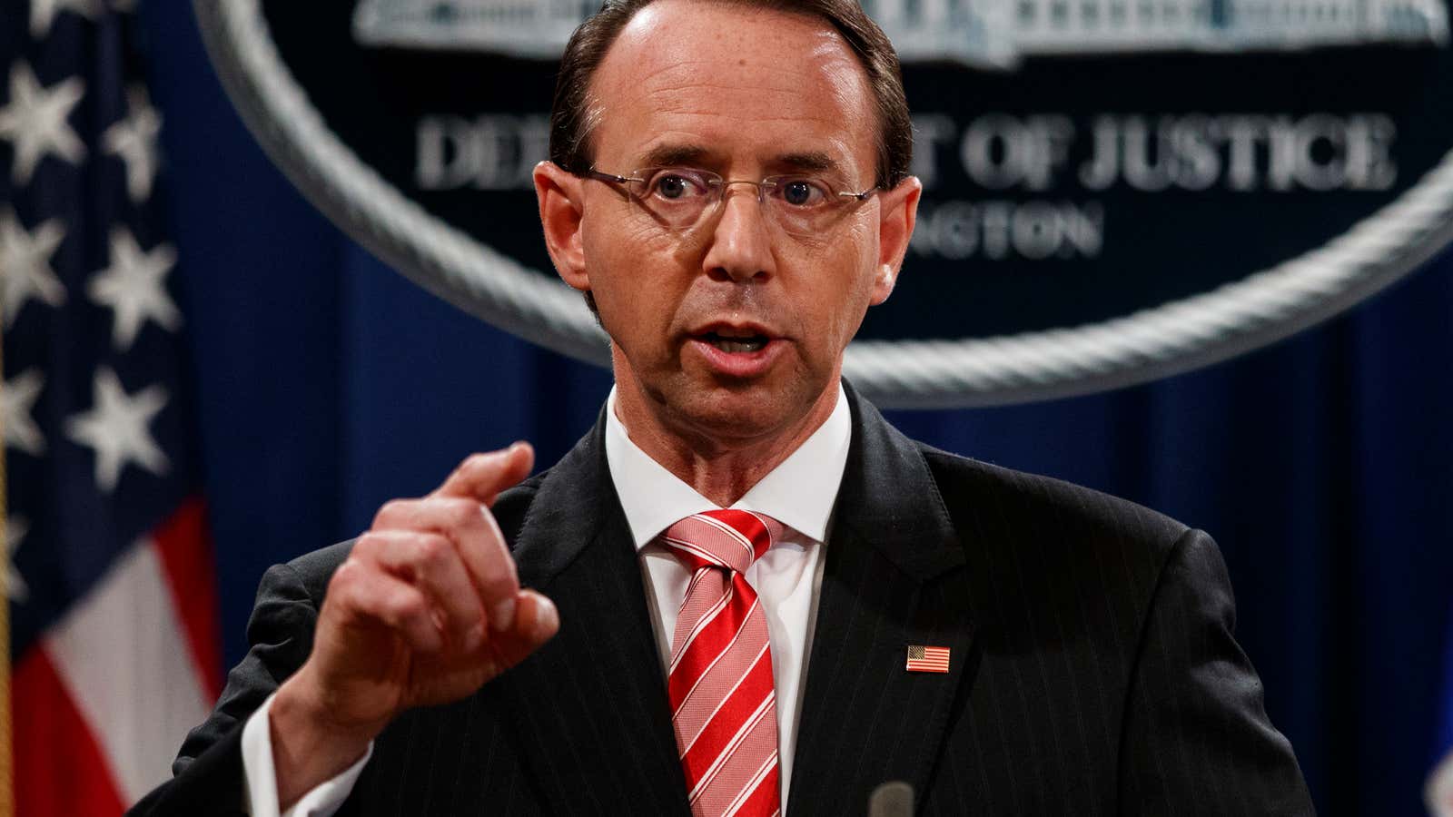 Deputy Attorney General Rod Rosenstein announced the 12 Russian indictments today.