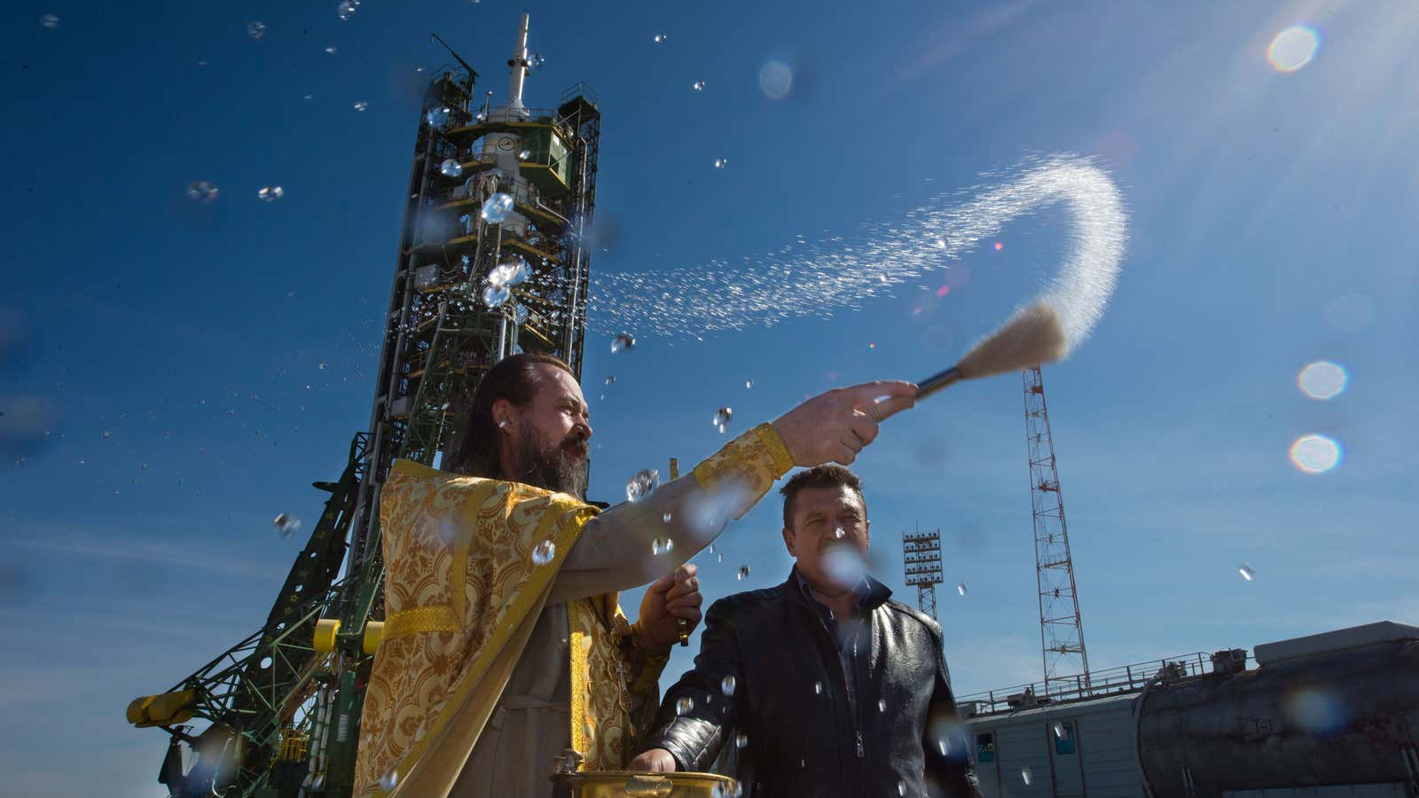 No cosmonaut, nor space vehicle, travels to space without the Russian Orthodox church’s blessing.