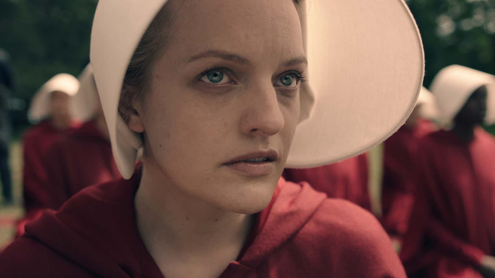 Elisabeth Moss as ‘Offred’