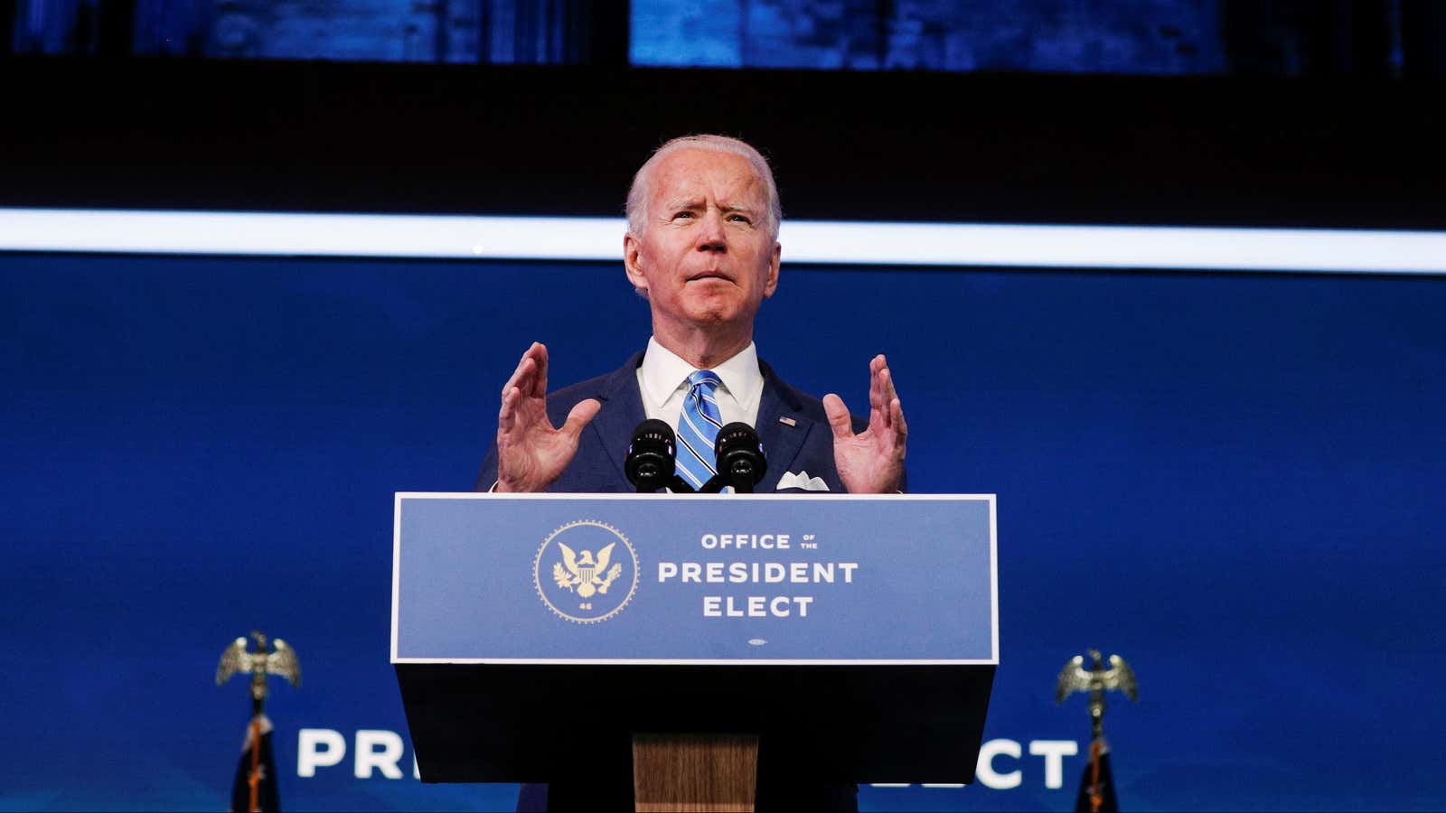 President-elect Joe Biden calls for a $15 federal minimum wage.