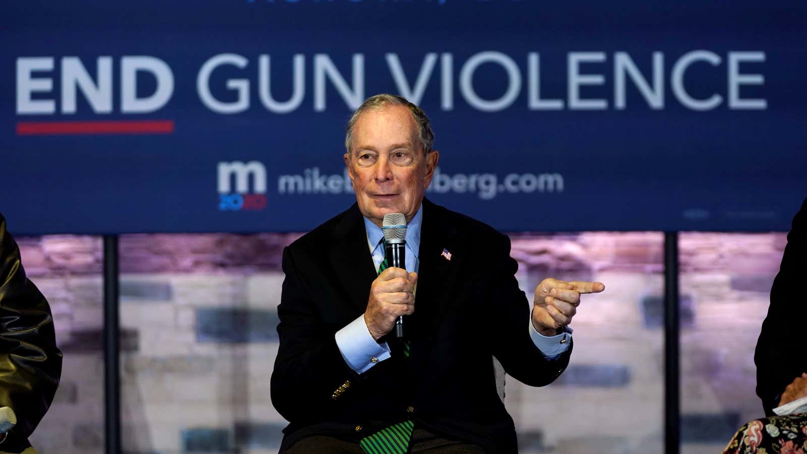Bloomberg’s Facebook ads focus on guns, climate change, and beating Trump.