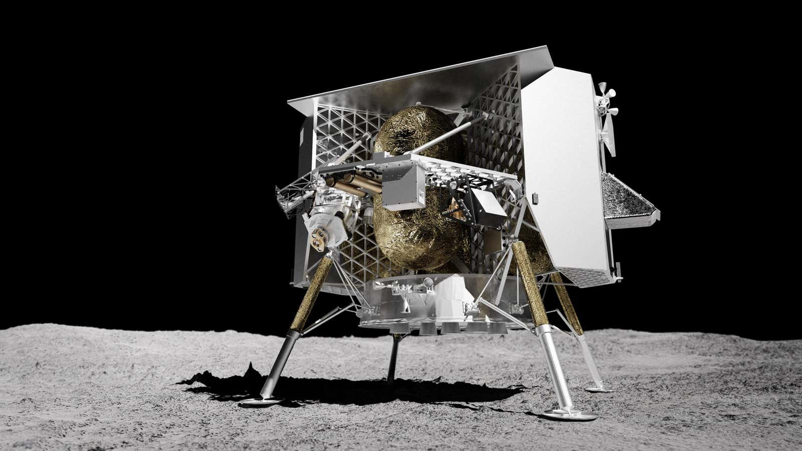 A rendering of Astrobotic’s Peregrine lander, which will head to the Moon in 2022.