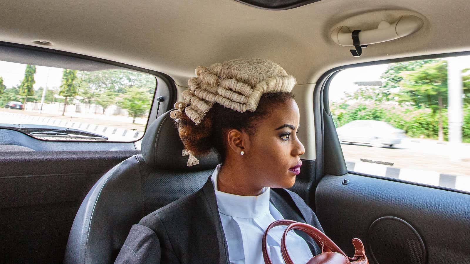 Ginika is on her way to join thousands of Nigerian law graduates called to bar in Abuja, Nigeria.