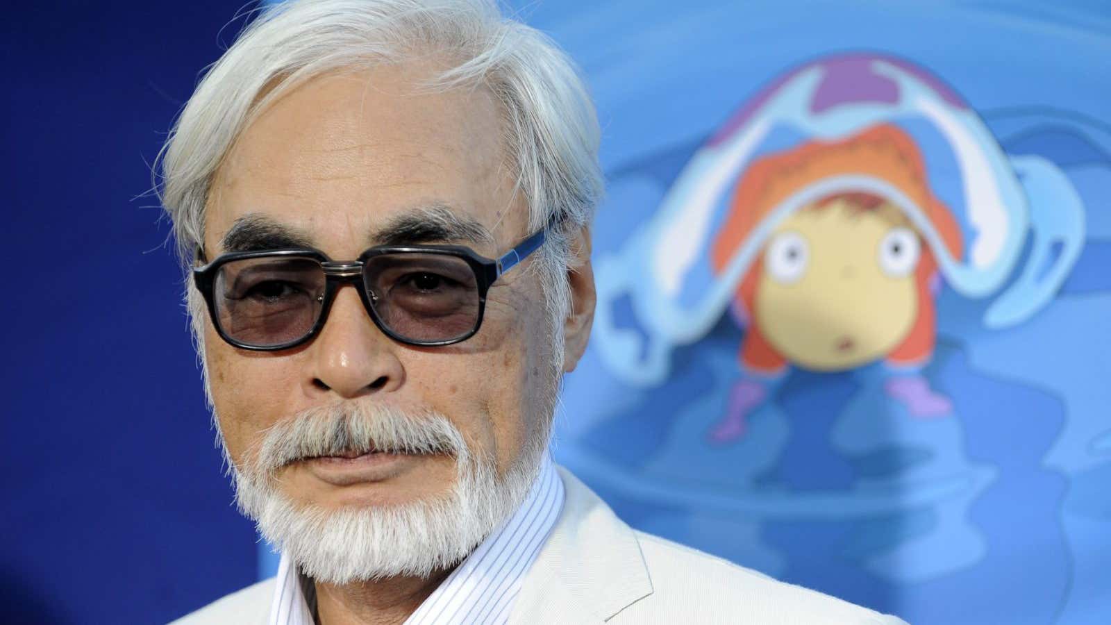 Miyazaki does not like AI animation. (AP Photo/Chris Pizzello)
