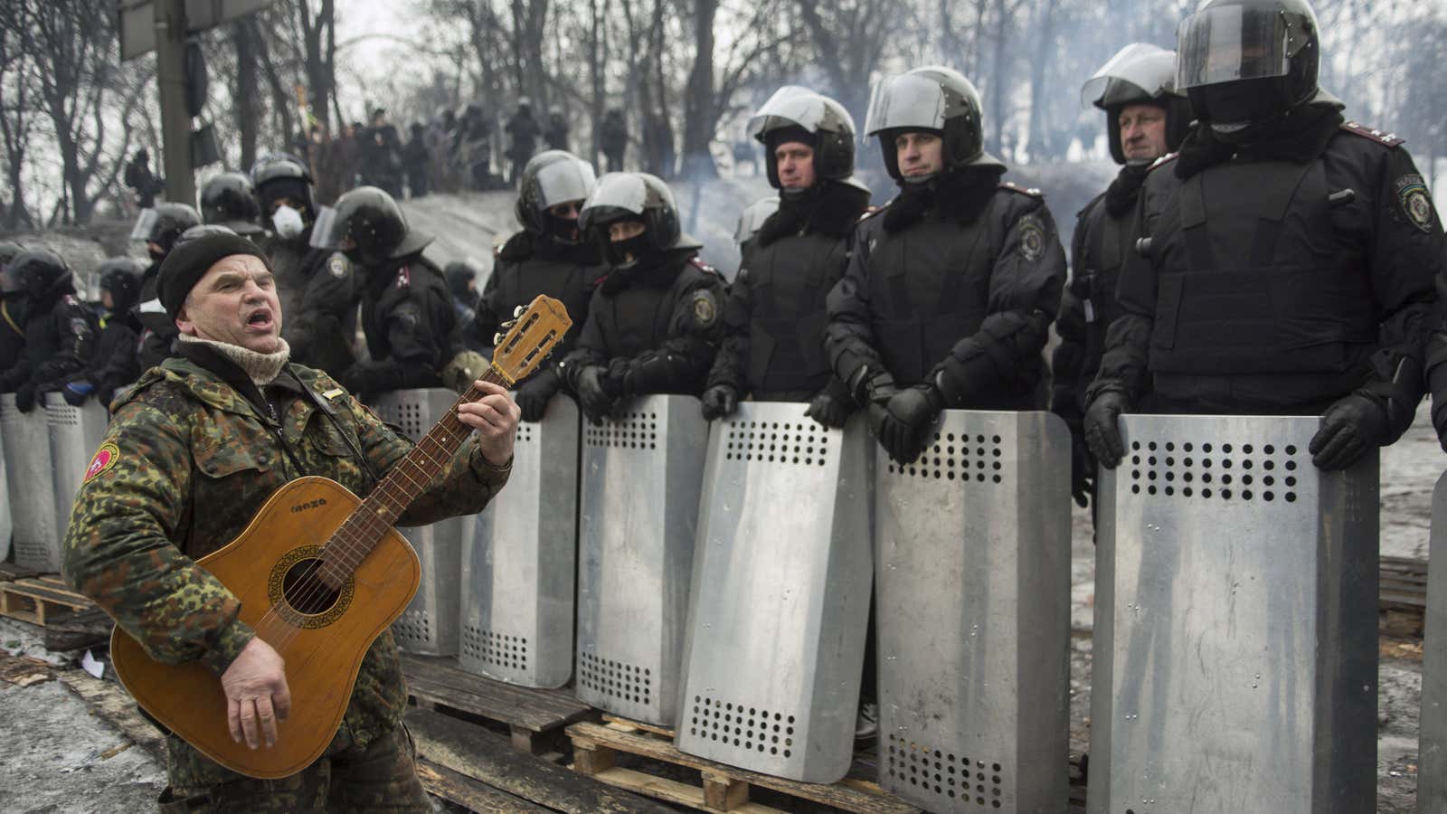 There will now be a musical interlude while Ukraine makes up its mind.