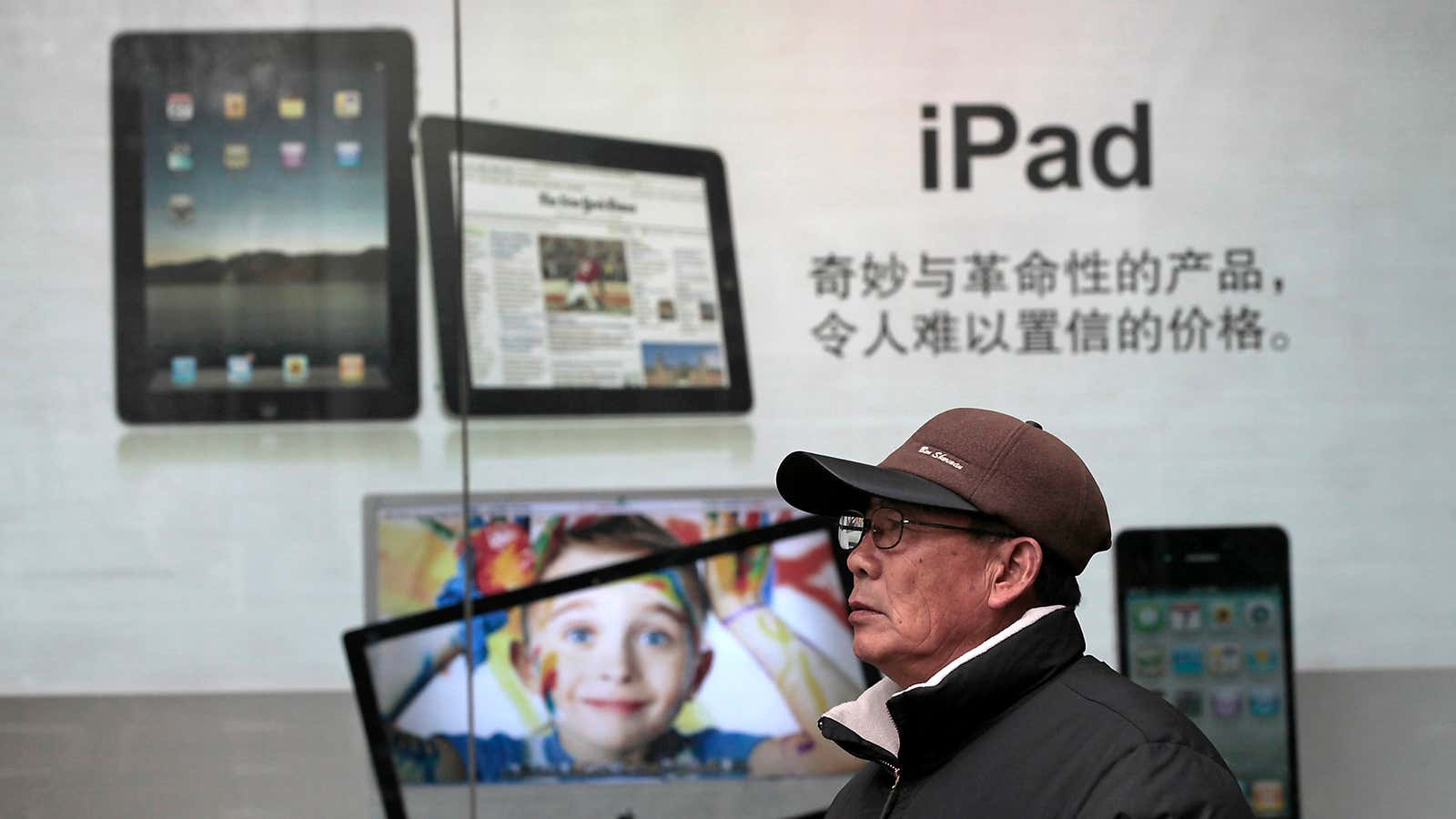 Apple will hold onto its market share, but China will be flush with home-grown tablets