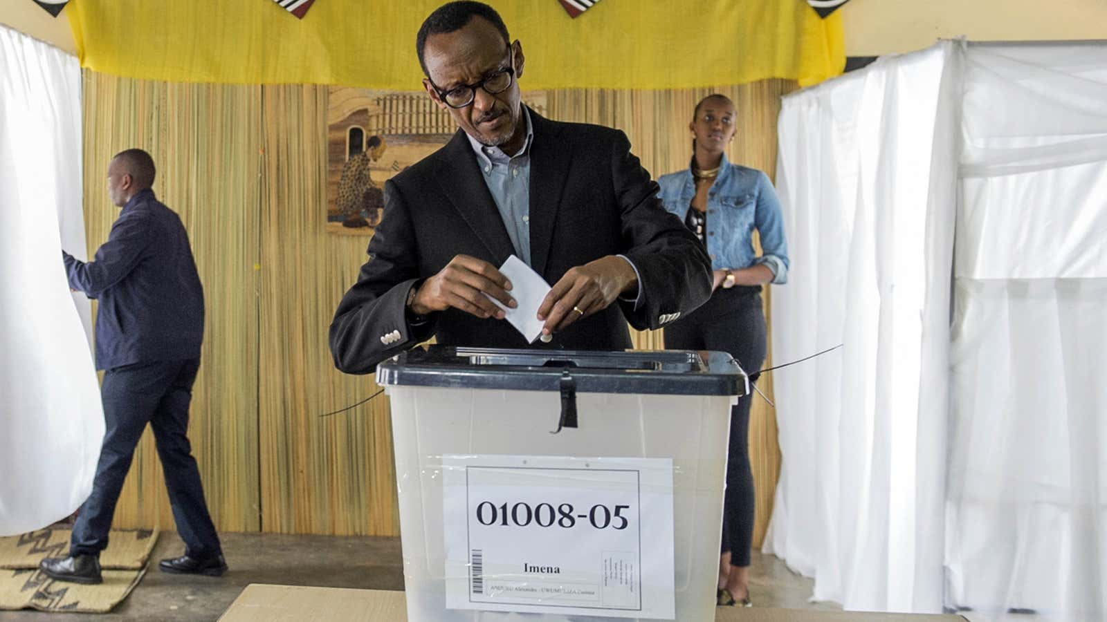 Rwanda votes.