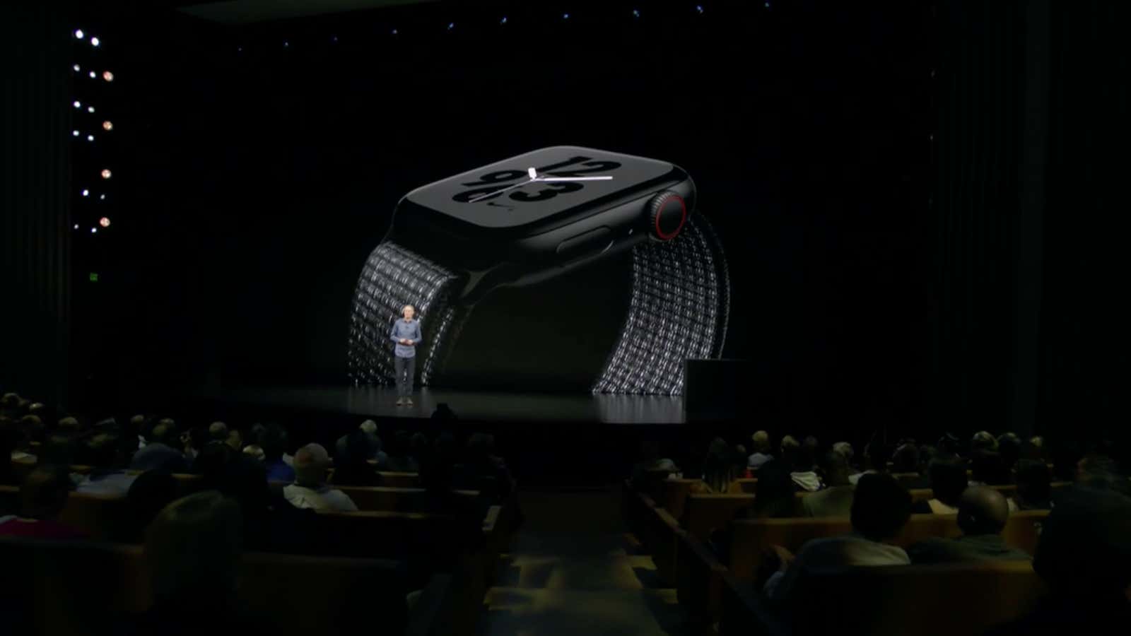 The Apple Watch Series 4 is an ECG.
