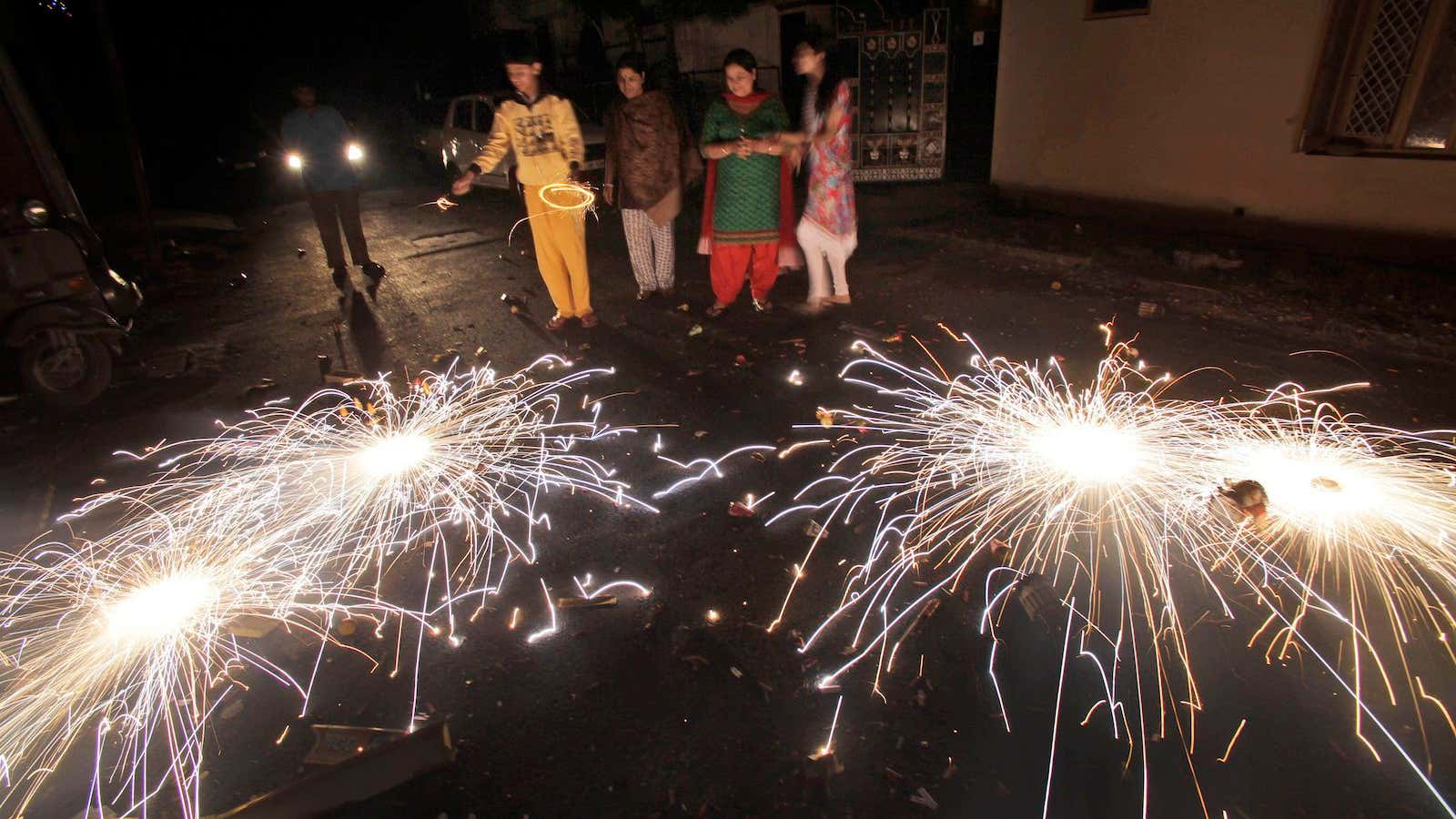 Diwali sales can account for a third of annual sales for some shopping websites.