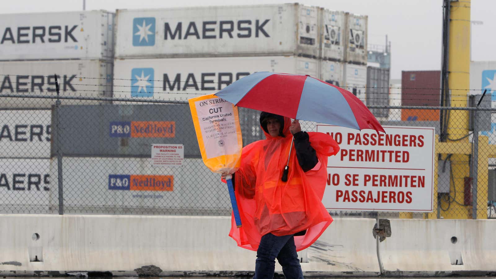 The port strike is over in Los Angeles and Long Beach. Is the same storm now headed for the US east coast?