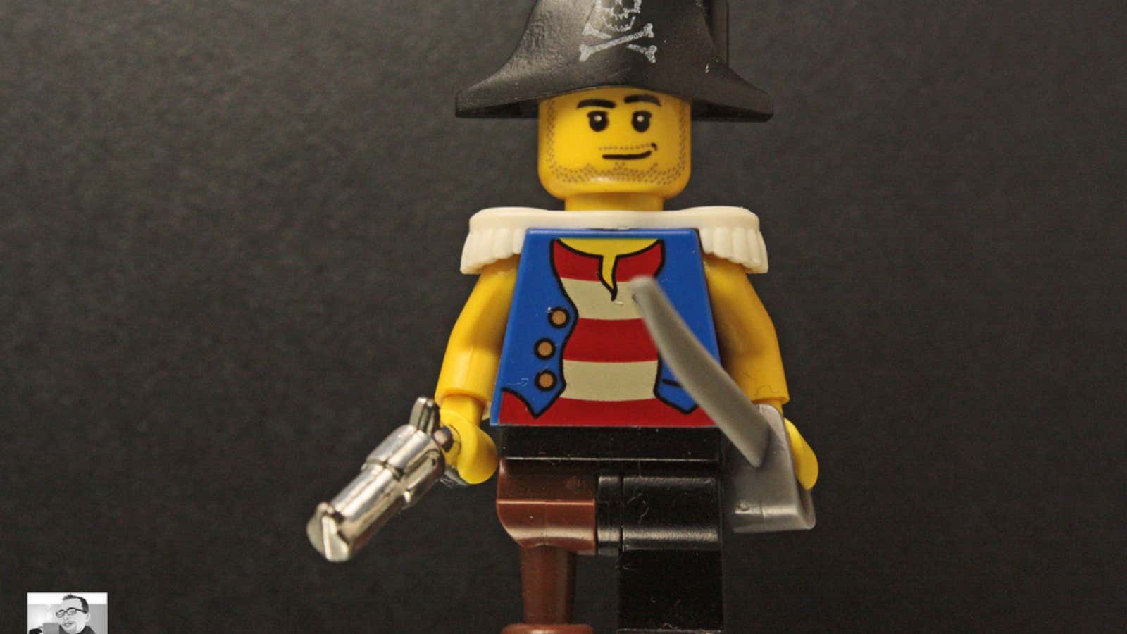 Beware Lego pirates.