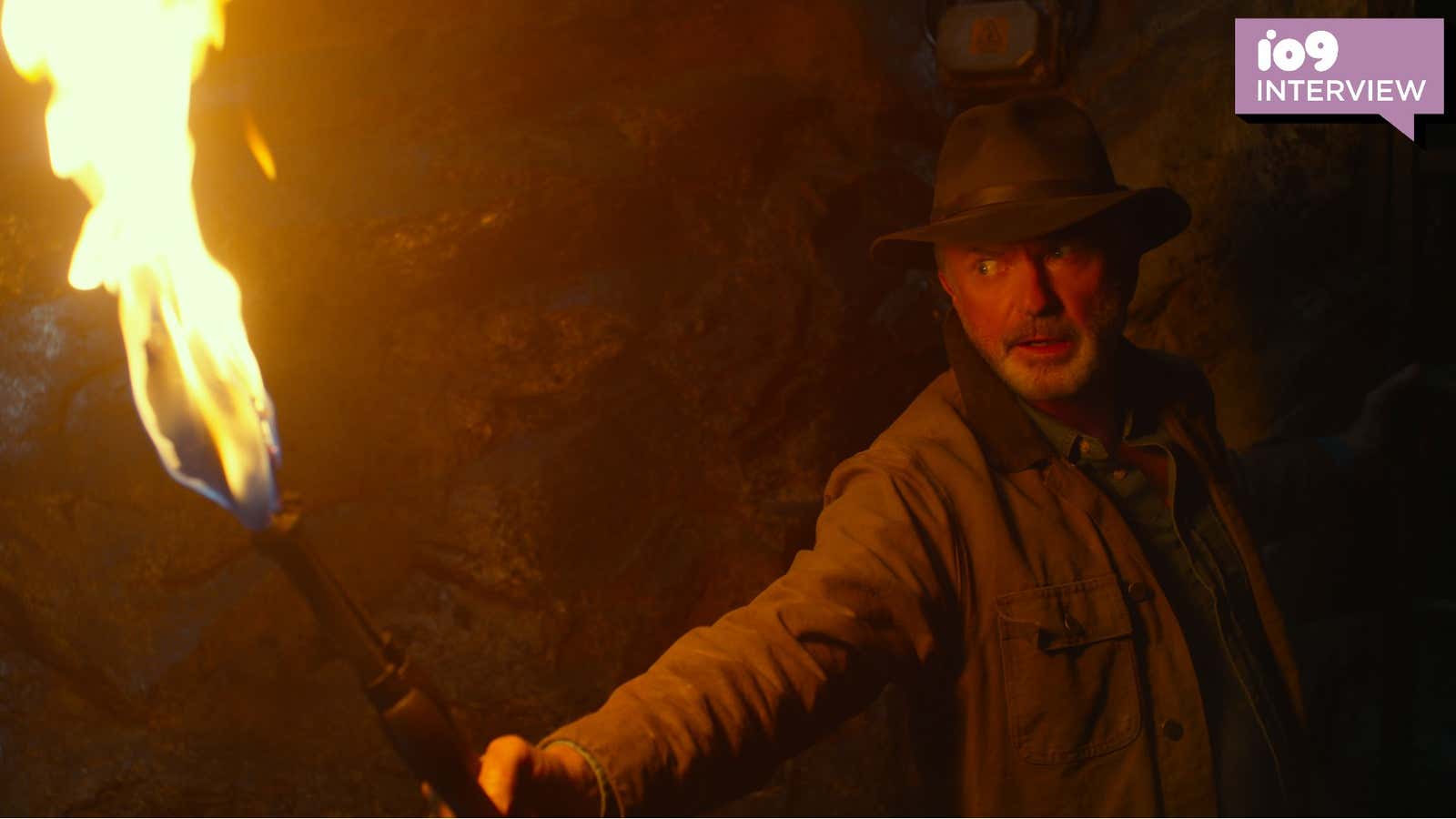 Sam Neill channeling Indiana Jones in Jurassic World Dominion.