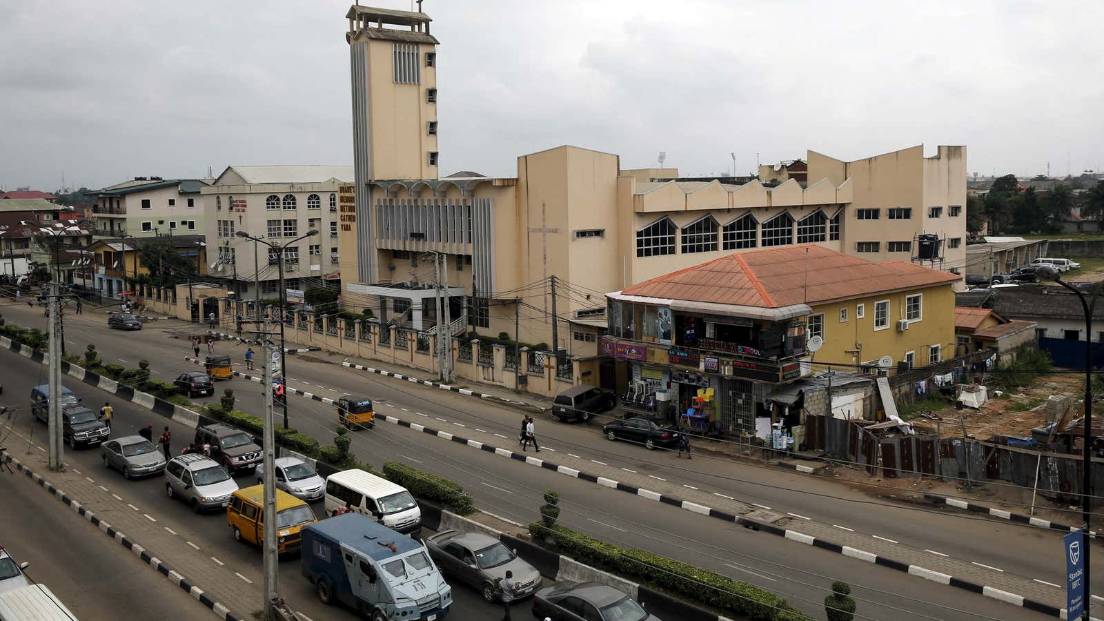 A view of the Yaba district in Lagos which has become the epicenter of Nigeria’s start-up sector.