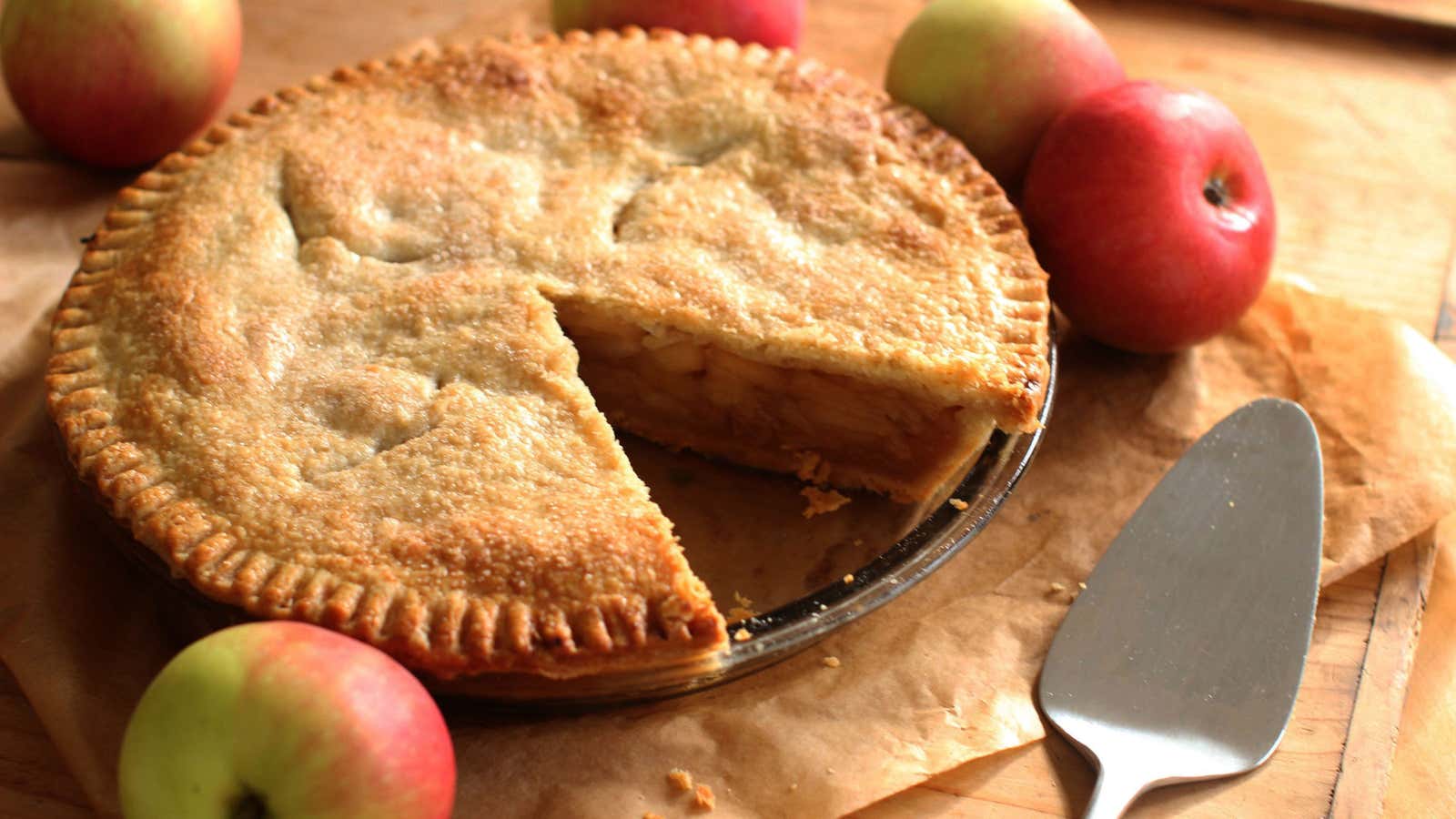 Apple’s pie is growing.