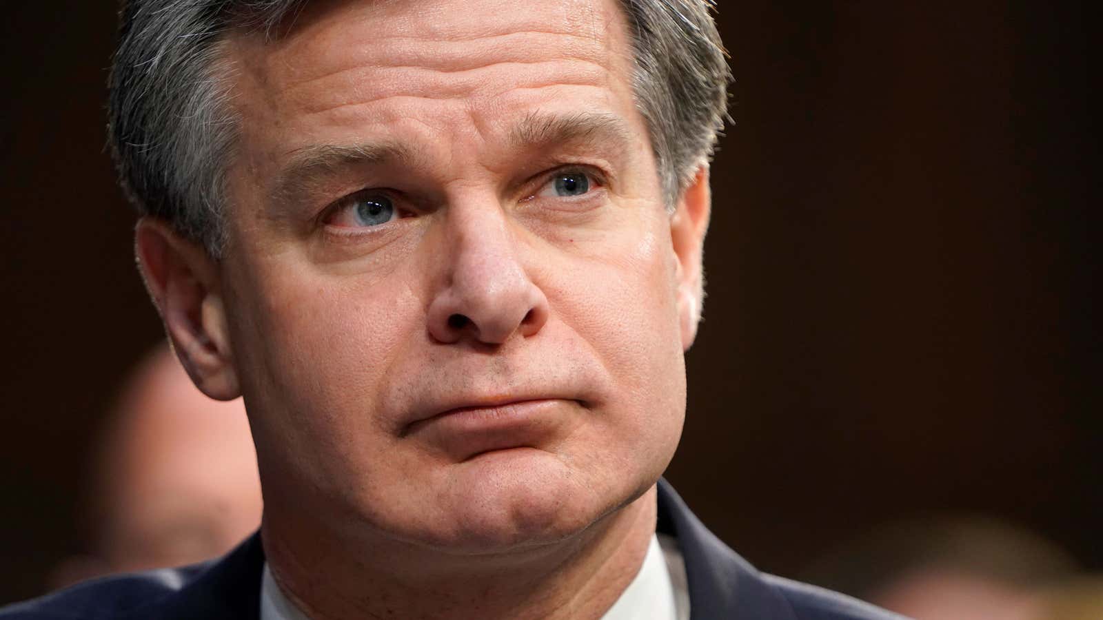 Christopher Wray sees risks for spies.
