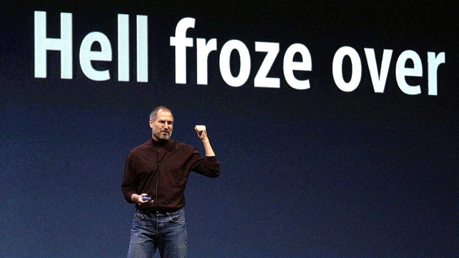 Steve Jobs was wrong.