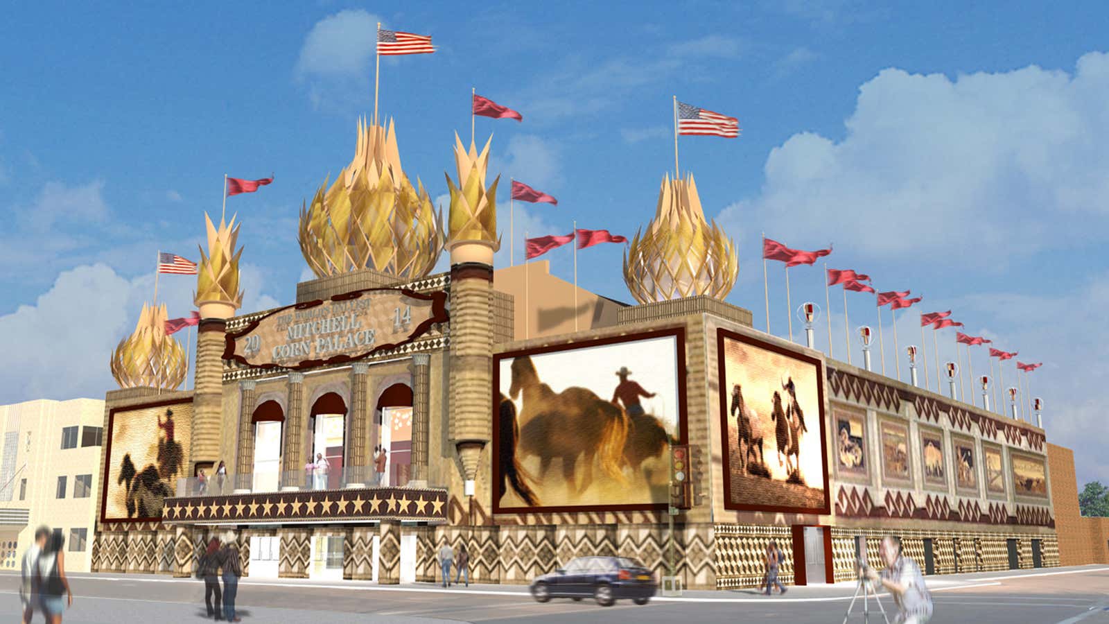 Is your multi-million dollar trust in a state with a corn palace like this one?
