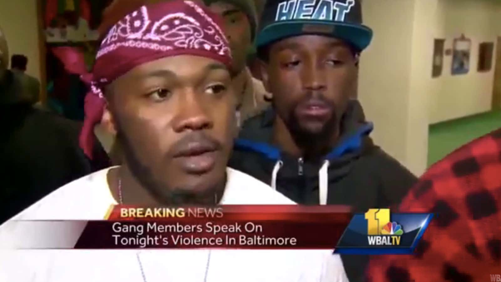 Video: America’s most notorious gangs come together against police brutality in Baltimore