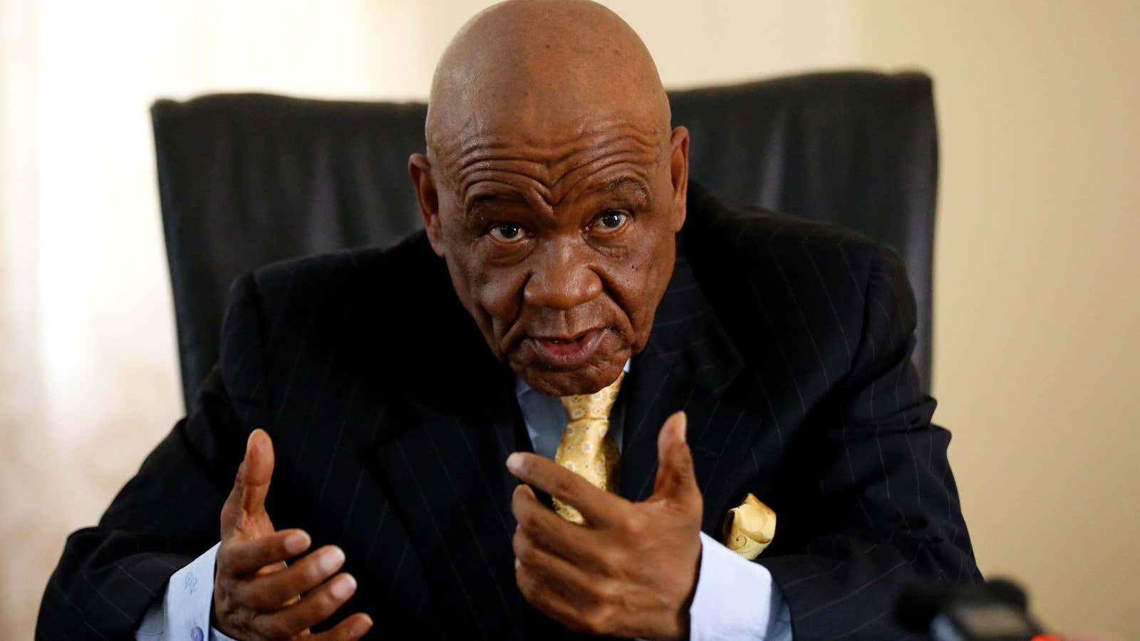 “Let me explain…”
Lesotho’s Prime Minister Thomas Thabane