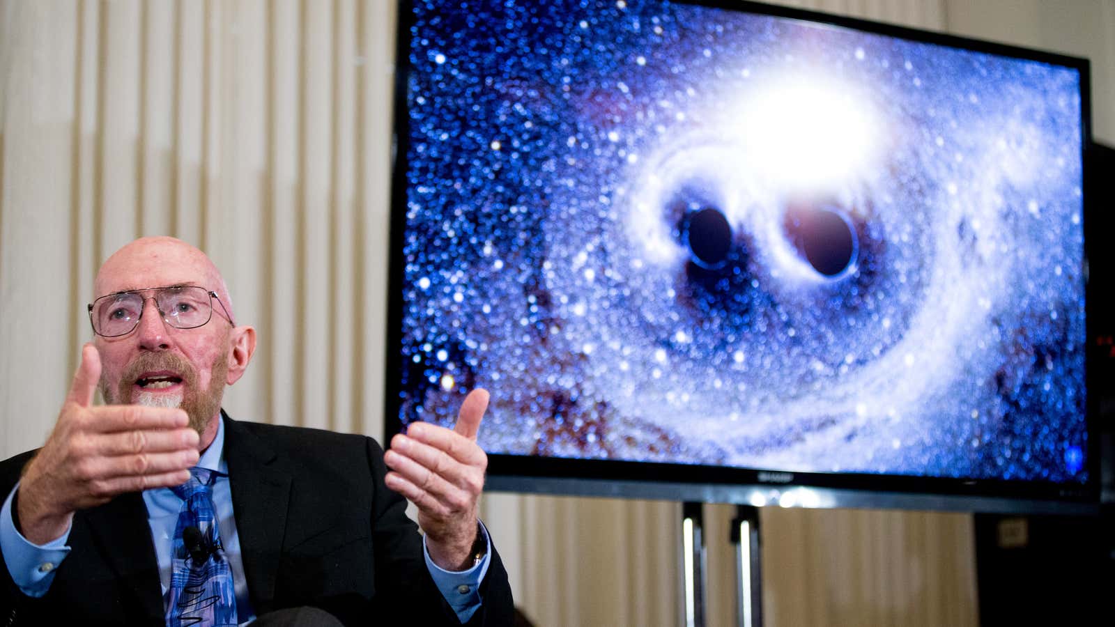 LIGO co-founder Kip Thorne talks about the discovery of gravitational waves.