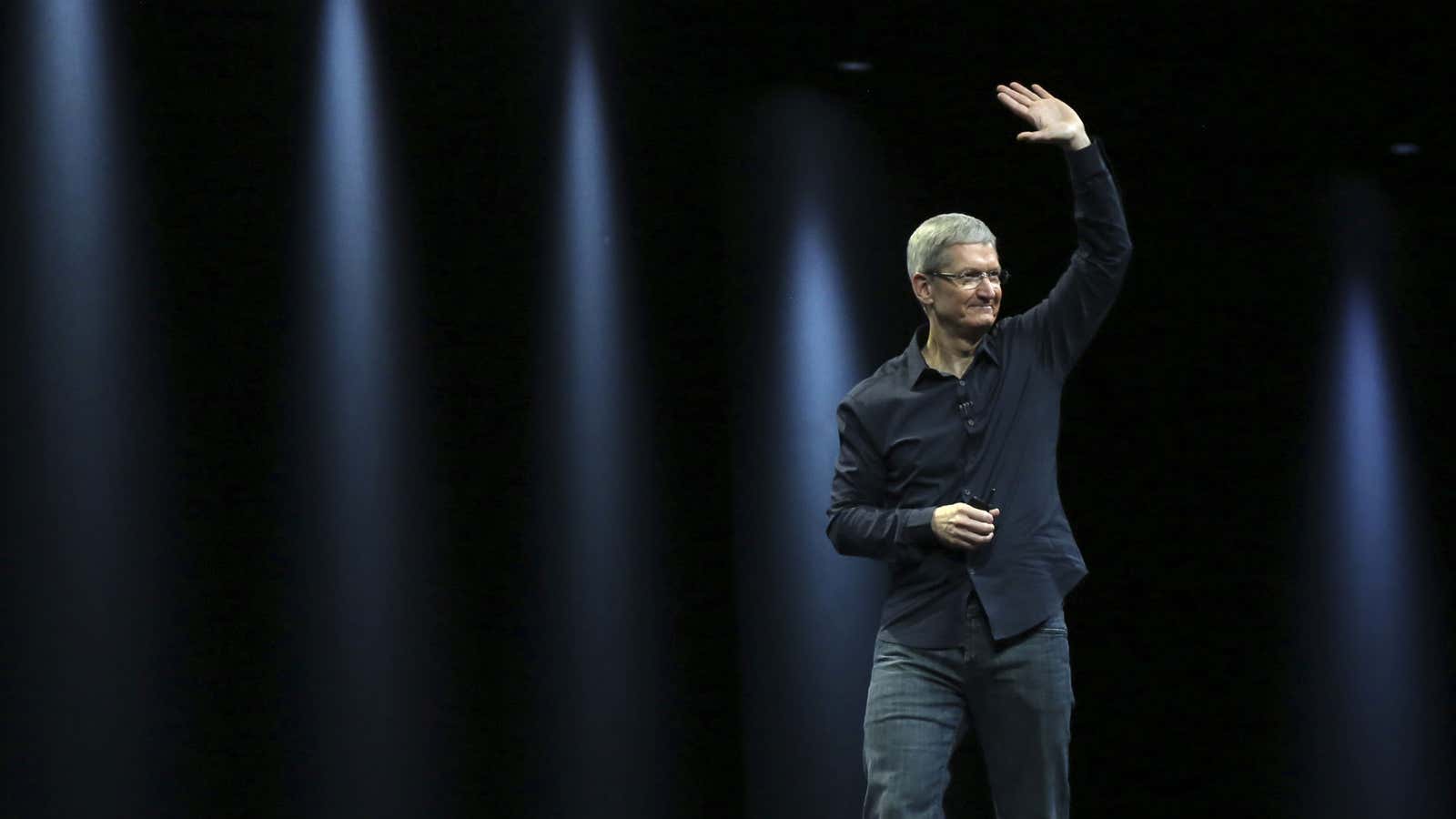 Stepping out of Steve Jobs’ shadow?