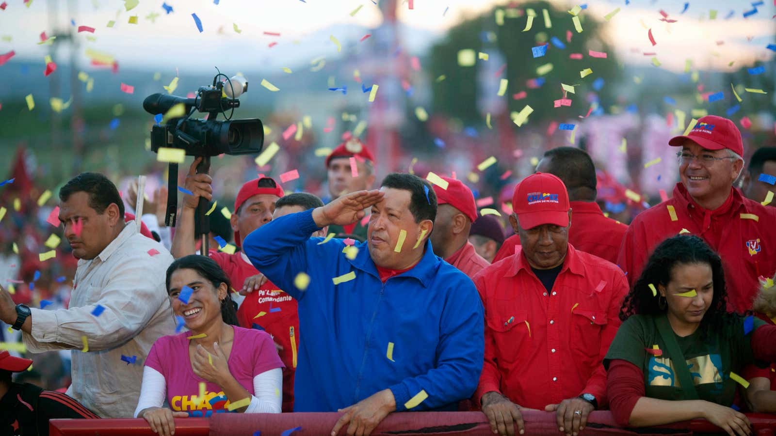 Hugo Chavez looks to the future