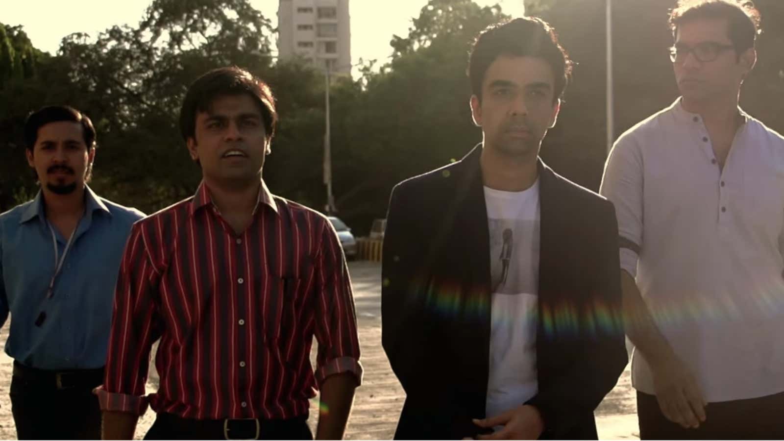 A scene from TVF Pitchers.