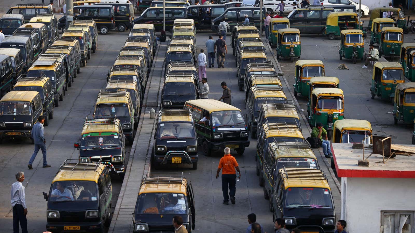In India, there are an estimated five million taxi rides daily.