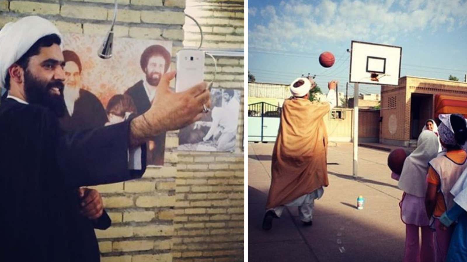 Iranian imams are showing their fun side on Instagram