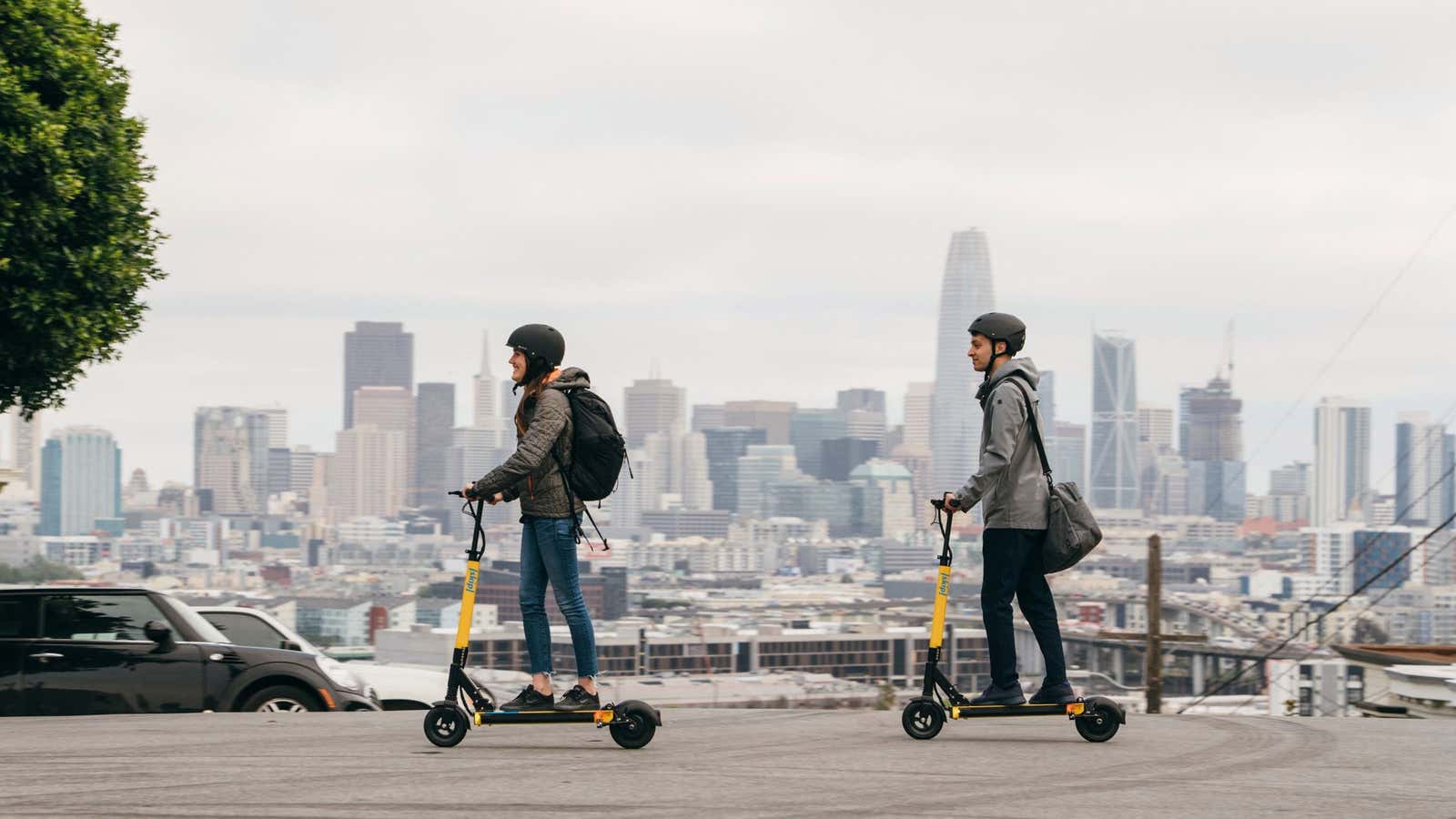 The Skip scooters.