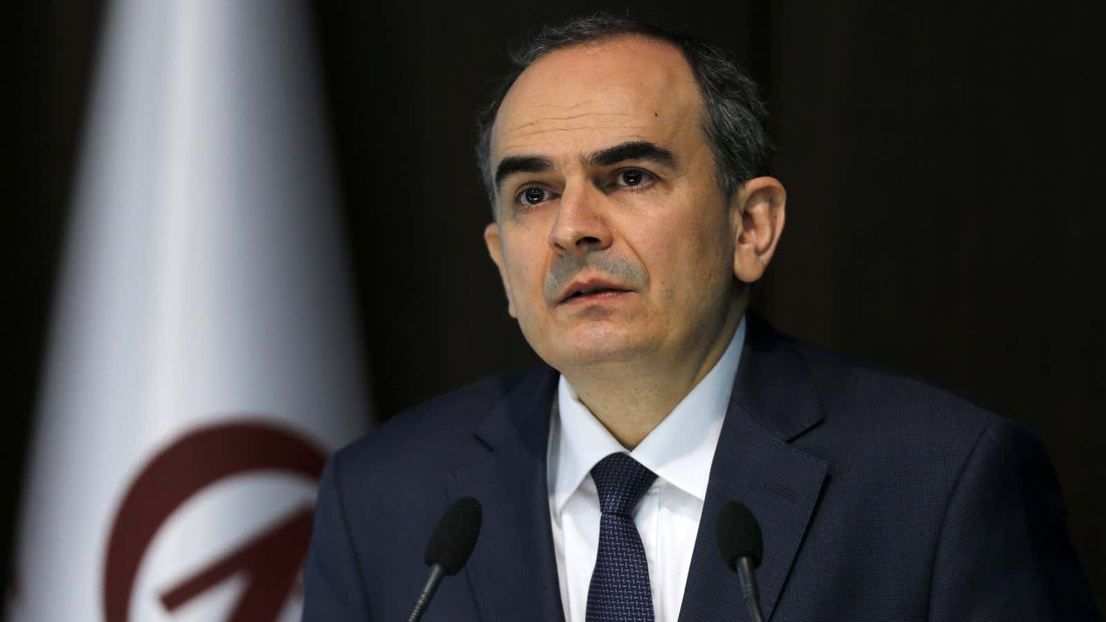 Turkey’s central bank governor Erdem Basci asserts his independence.