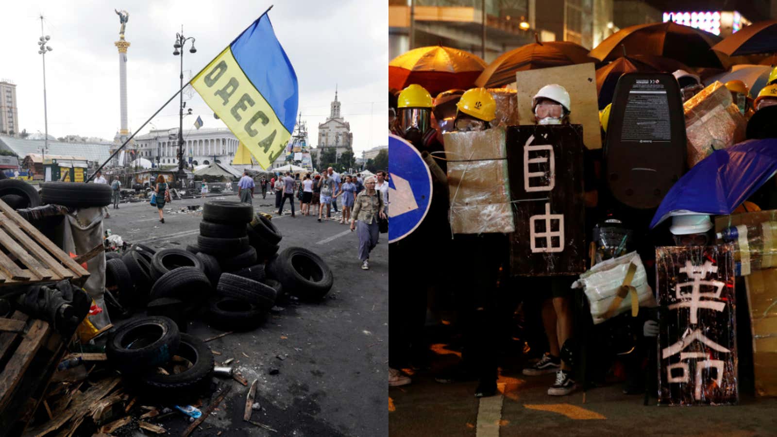 Why Hong Kong’s protesters look to Ukraine