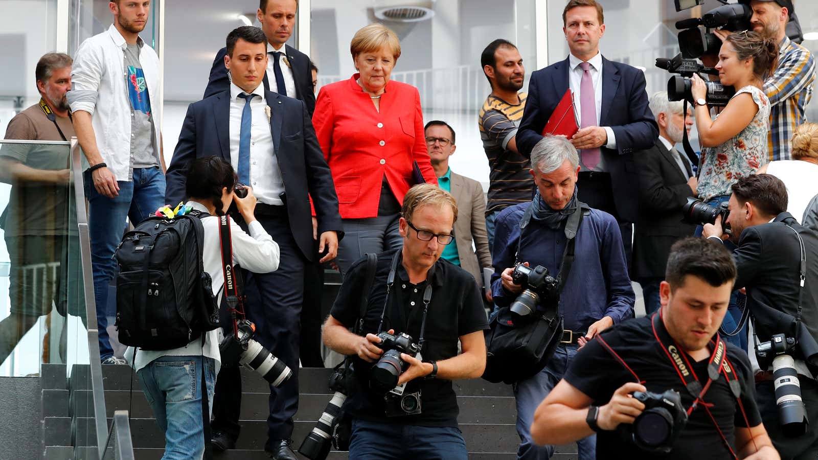 Merkel’s summer holiday begins now—but she refused to disclose where she’s going.