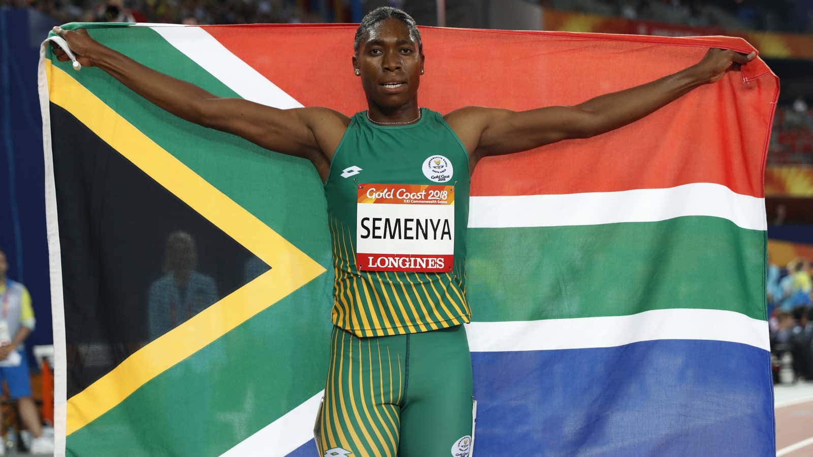 Caster Semenya won two gold medals at the 2018 Commonwealth Games.