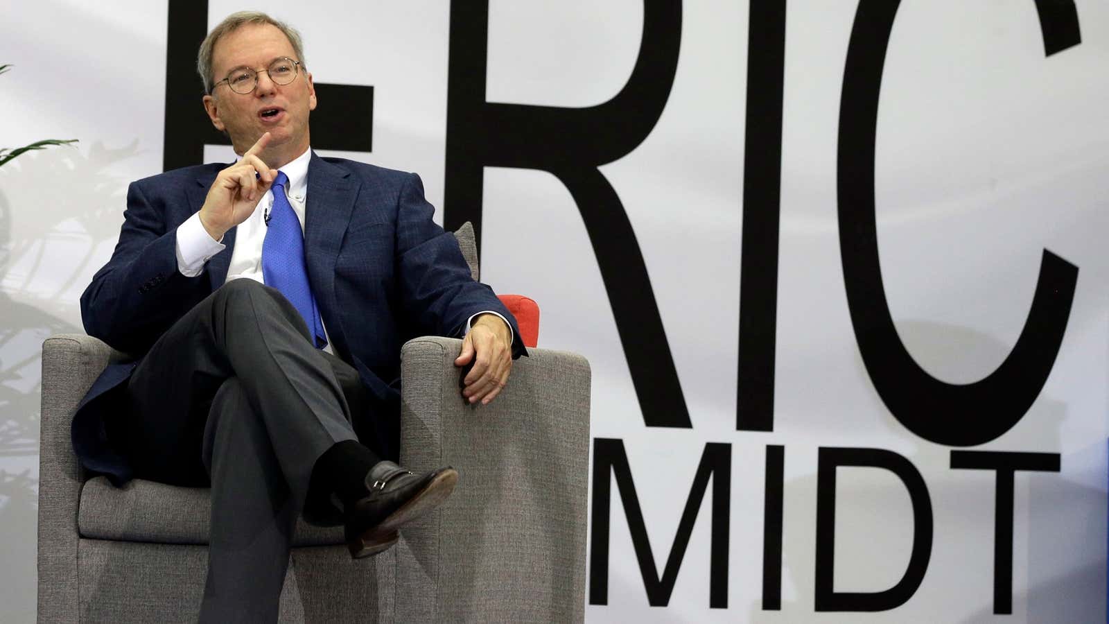 Eric Schmidt: The man, the legend, the Google executive chairman who can’t find new mobile companies to acquire.