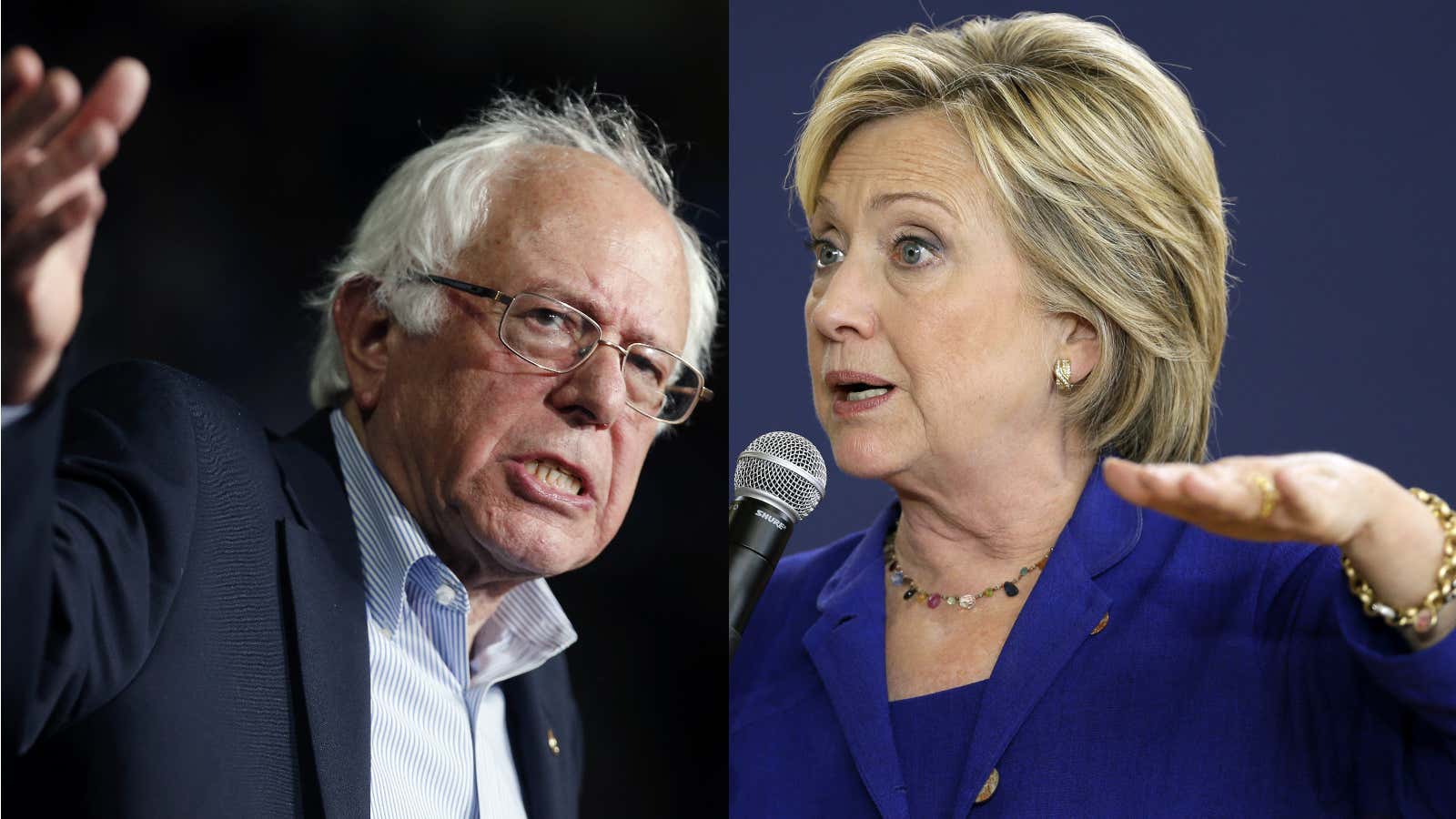 Leading presidential candidates Senator Bernie Sanders and former Secretary of State Hillary Clinton will face off tonight.