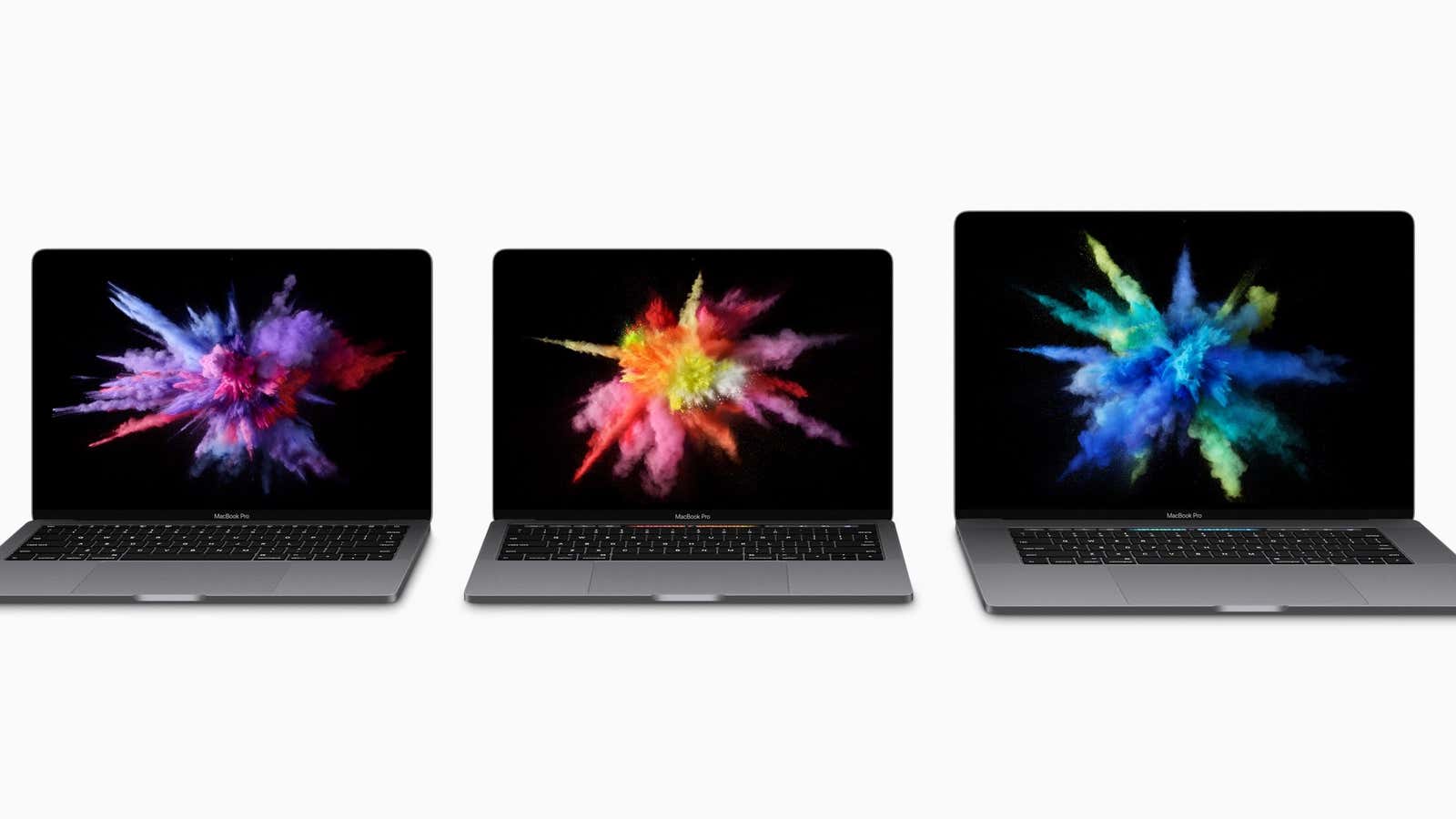 The new MacBook Pro lineup.