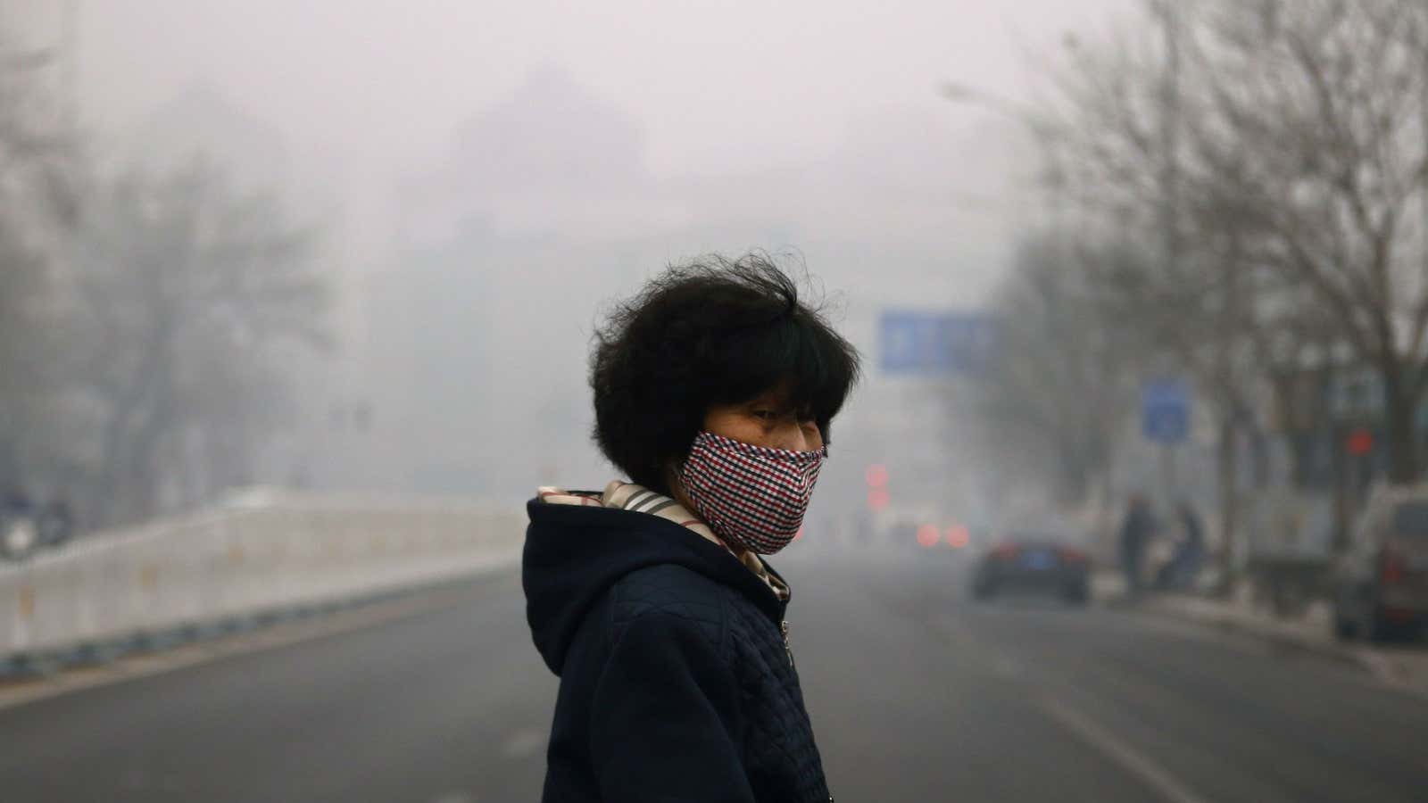 Smoggy days in the Chinese capital.