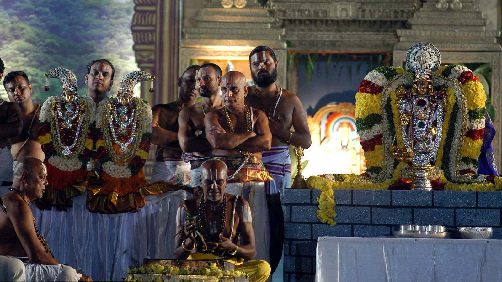 Deity of Tirupati Balaji.