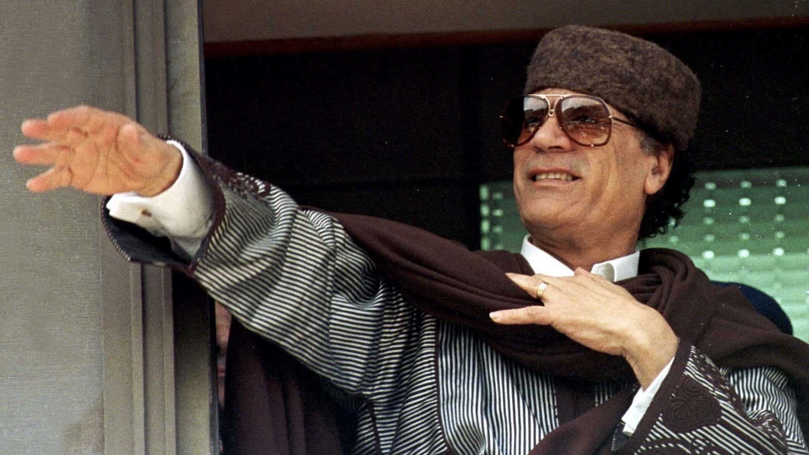 The late Libyan dictator Moammar Gaddafi had engaged the Monitor Group to help solve his image problem.