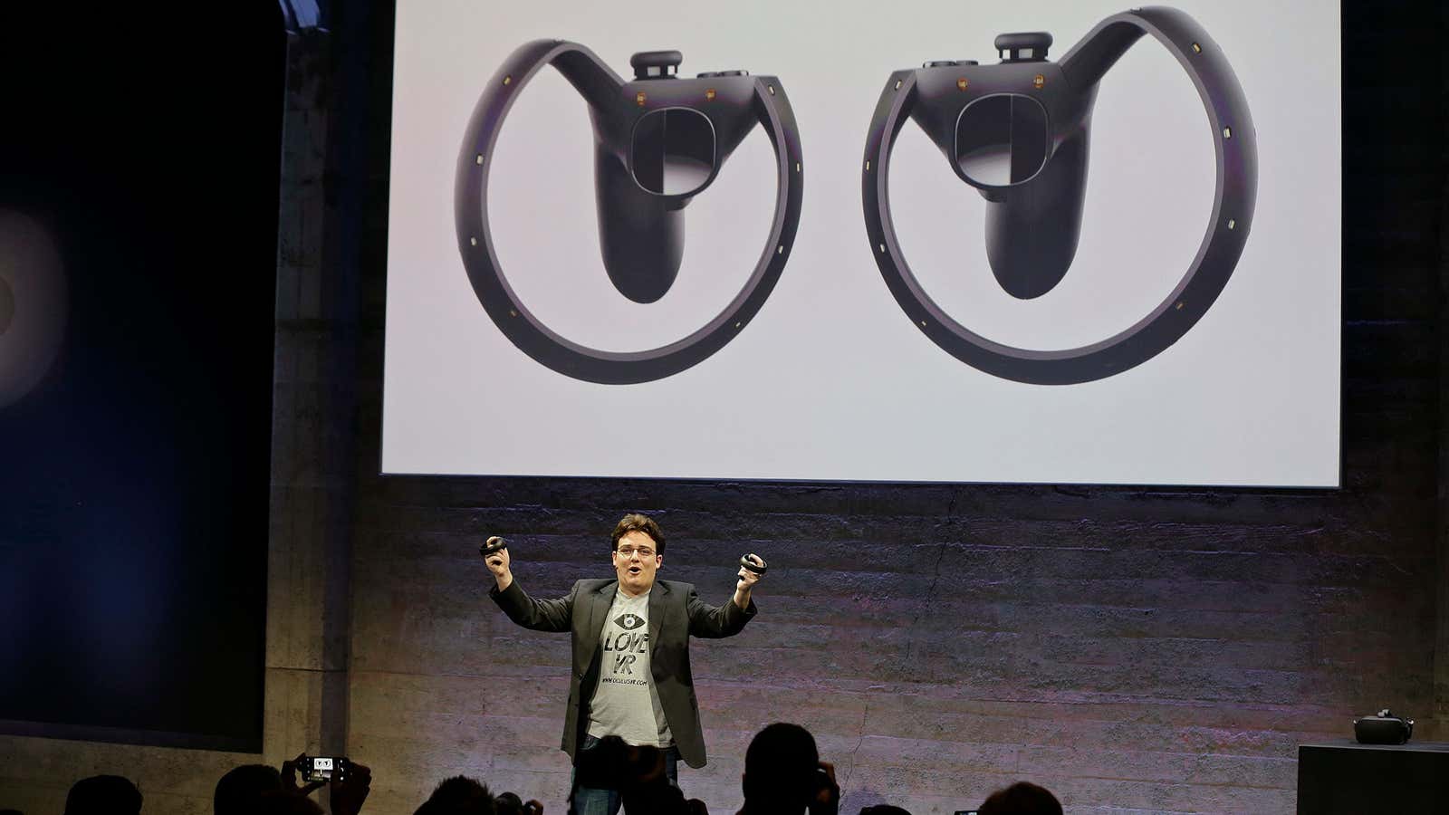 Palmer Luckey before he got into the defense business.