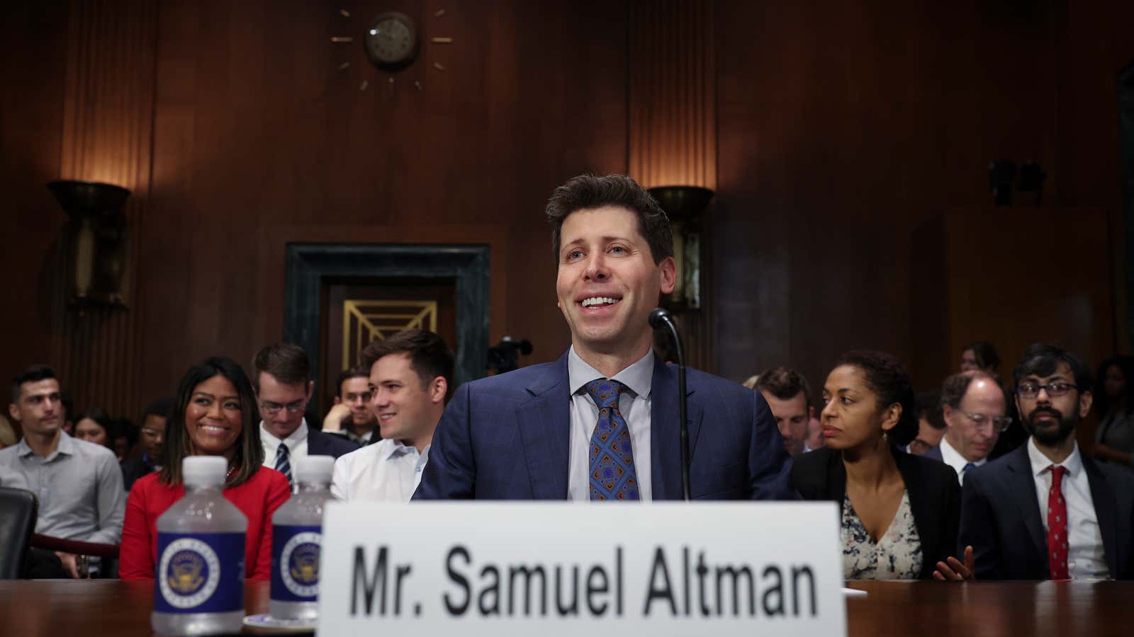 Sam Altman walked away unscathed from his Senate debut.