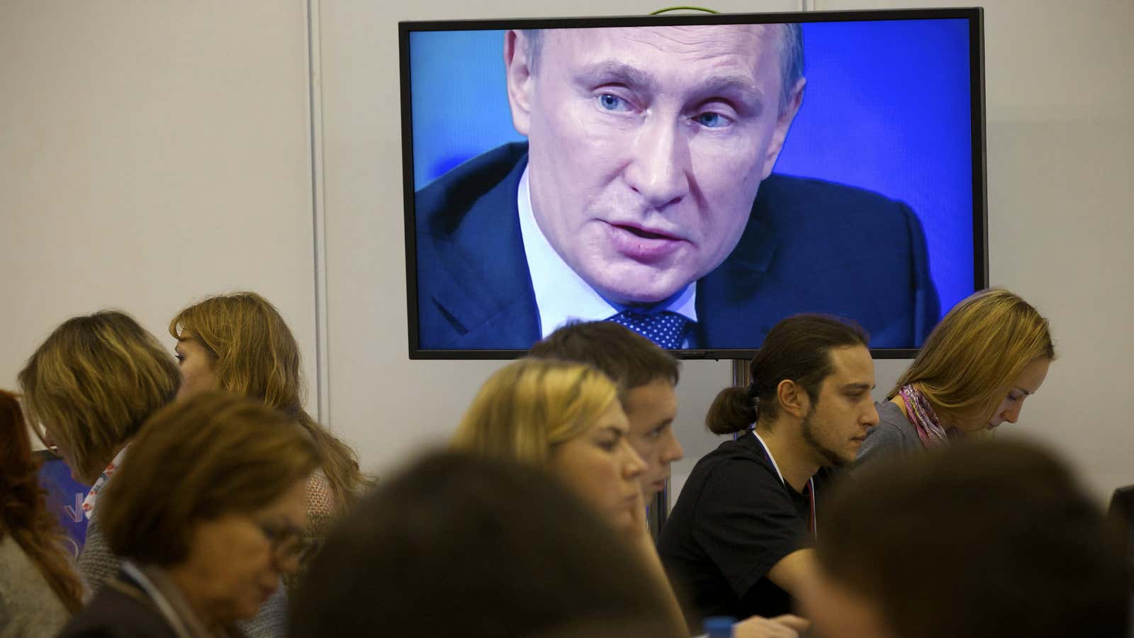Journalists in Moscow  under Putin’s watchful eye