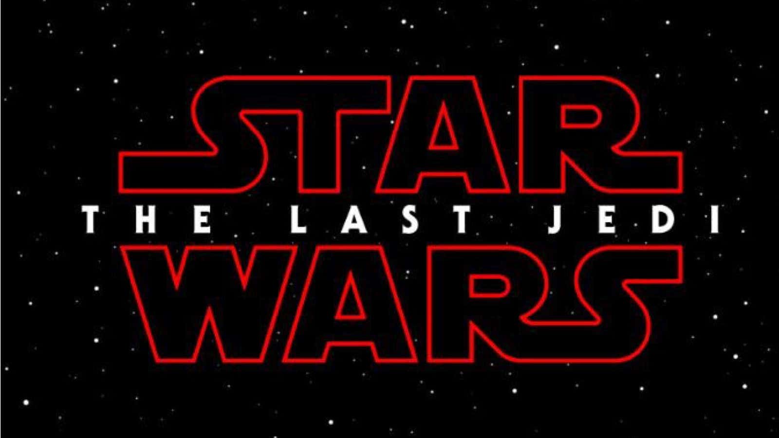 The second-to-last Star Wars title.